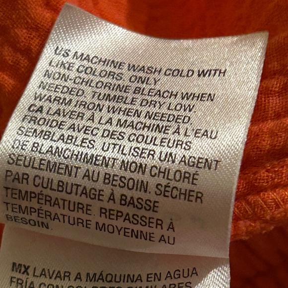 Hot Orange Pants Wide Leg Halloween Holiday Cotton Plus Size XXL Macy’s NEW - Picture 16 of 16